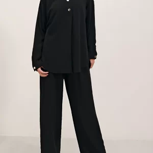 Snap-Front Polo Collar Ayrobin Suit