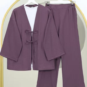 Double Laced Front Trouser Crinkle Suit (undershirt not included)