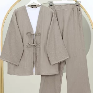Double Laced Front Trouser Crinkle Suit (undershirt not included)