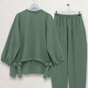 Front Drawstring Shalwar Trousers Ayrobin Casual Suit